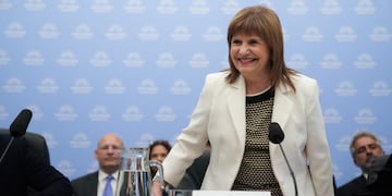 La ministra de Seguridad, Patricia Bullrich, expuso en la Comisión de Presupuesto de Diputados (Foto: HCDN)
