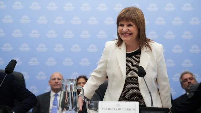La ministra de Seguridad, Patricia Bullrich, expuso en la Comisión de Presupuesto de Diputados (Foto: HCDN)