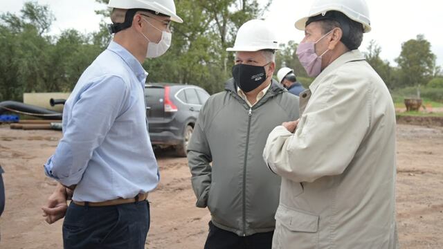 Arroyito: el BID y el Ministerio de Obras Publicas inspeccionaron la Obra de Cloacas