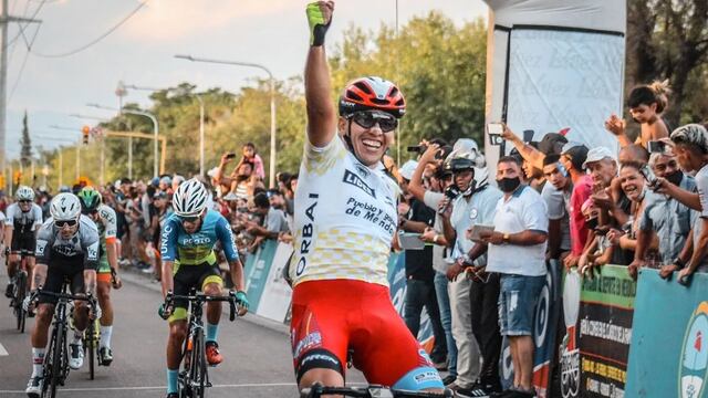 Nicolás Naranjo se quedó con la tercera etapa de la 45º Vuelta de Mendoza.