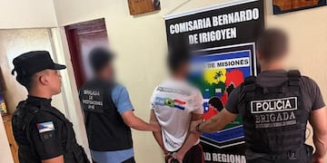Detienen en Bernardo de Irigoyen a un joven buscado por Interpol por homicidio en Brasil.