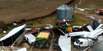 Río Primero. Impactantes imágenes tras el paso del temporal. (CovisarTV)