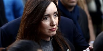 Victoria Villarruel, en contra de la prensa.