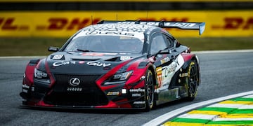 El Lexus de la clase LMGT3, con el que Pechito finalizó 11° en Interlagos.