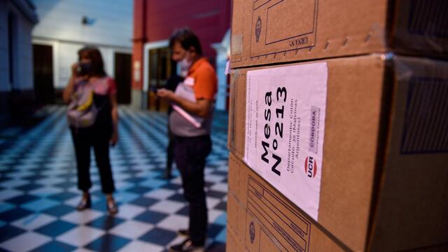 Urna de votación. (Ramiro Pereyra)