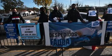 Protesta en Fadea. (Pedro Castillo)