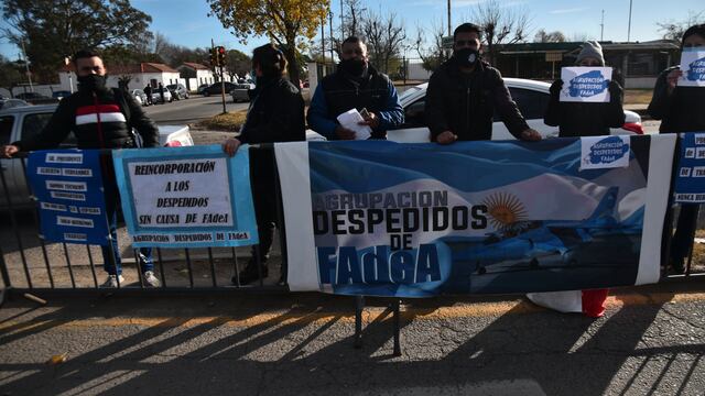 Protesta en Fadea. (Pedro Castillo)