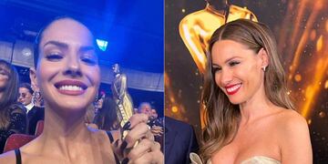 Pampita y la China se encontraron en los Martín Fierro Latino. (Instagram)