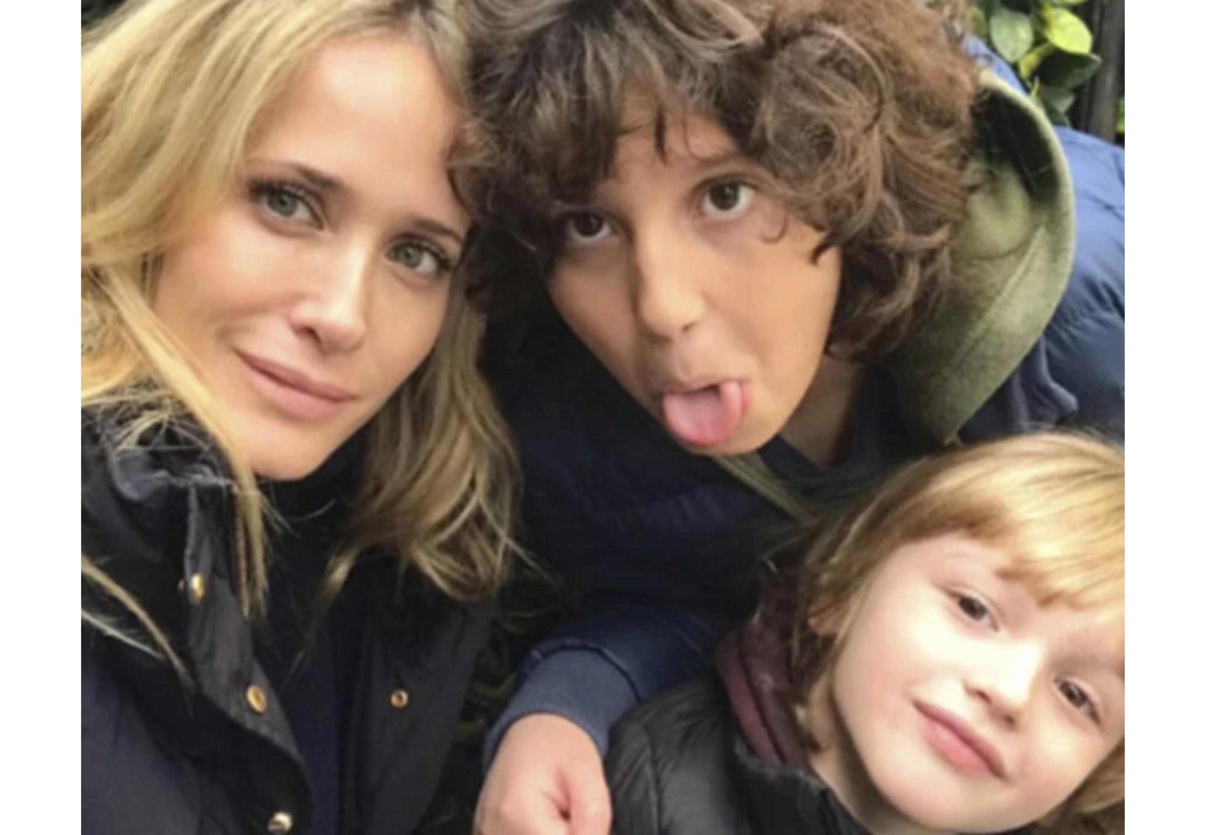 La actriz mencionó las reacciones de sus hijos.