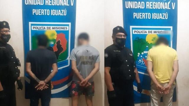 Cuatro hombres detenidos acusados de robar a un sereno en Puerto Esperanza.
