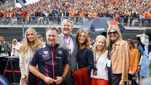 La familia real de los Países Bajos en el Gran Premio de la Fórmula 1