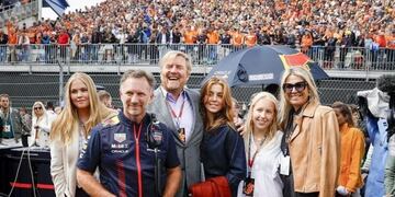 La familia real de los Países Bajos en el Gran Premio de la Fórmula 1