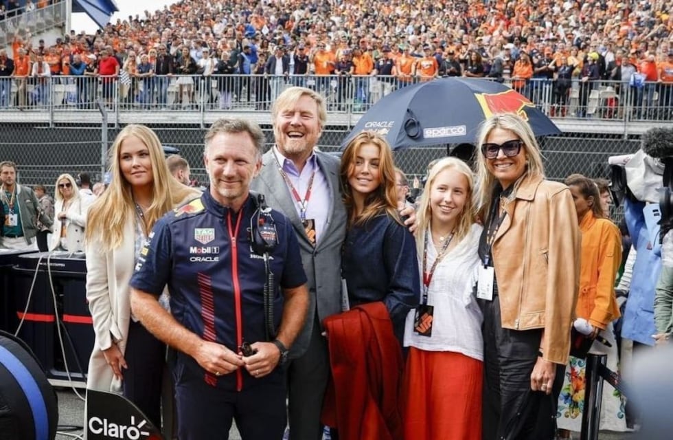 El incómodo momento que vivió la reina Máxima con un piloto de la Fórmula 1 y que se hizo viral