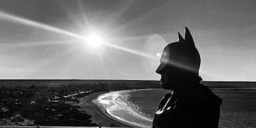 El Batman solidario de Chubut.