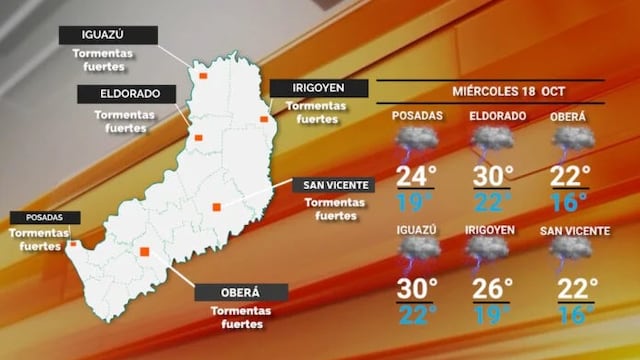 Continúa el clima inestable en Misiones.