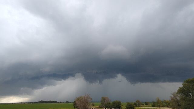 Se esperan tormentas y lluvia para este jueves. (Imagen ilustrativa - gentileza @meteomat)
