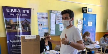 PASO 2021 en Misiones | Pedro Puerta, de la línea “Juntos” de JxC sufragó en Apóstoles.