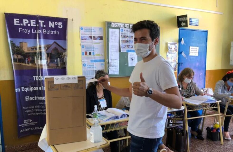 PASO 2021 en Misiones | Pedro Puerta, de la línea “Juntos” de JxC sufragó en Apóstoles