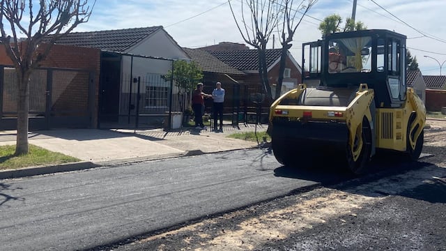 Punta Alta: finalizó la pavimentación de tres cuadras en calle Espora