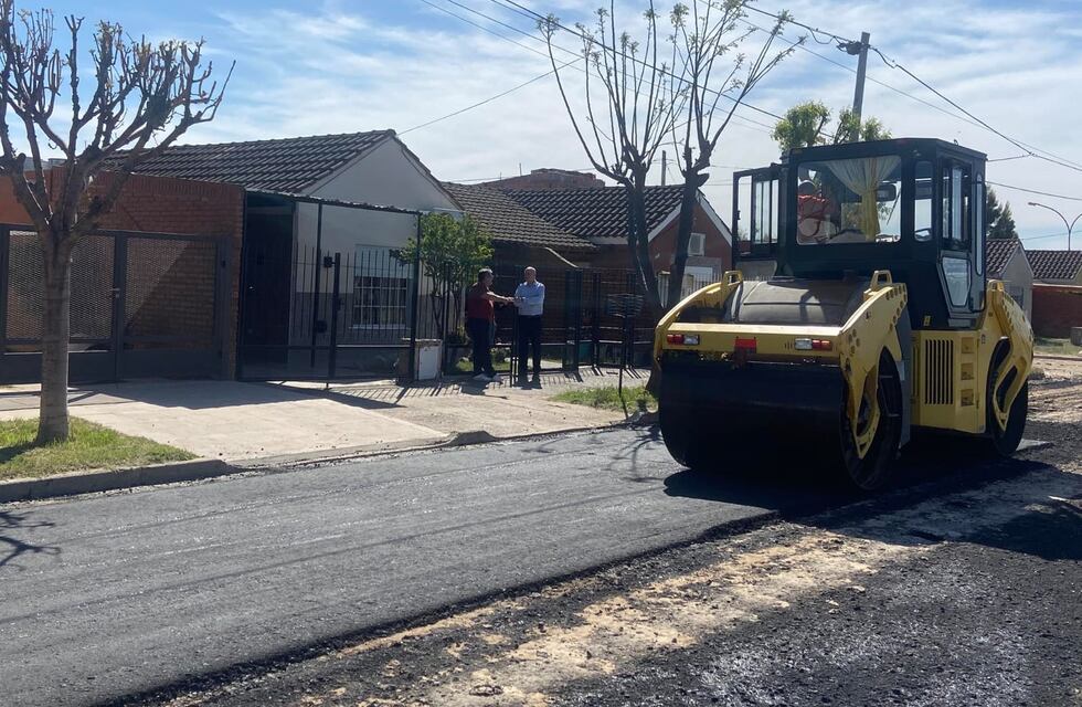 Punta Alta: finalizó la pavimentación de tres cuadras en calle Espora