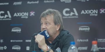 Ricardo Zielinski destacó el movimiento de la hinchada de Belgrano para alentar en San Luis.