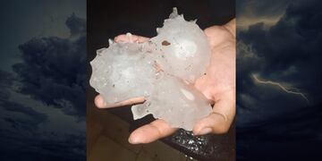 Temporal en Villa Mercedes: autos abollados, heridos y un fallecido.