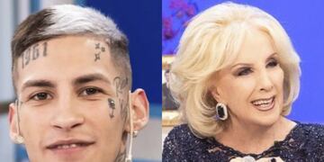 L-Gante habría contado su romance con Wanda en lo de Mirtha