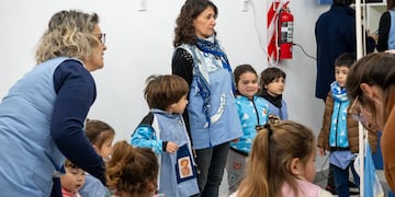 Iniciaron las clases en el nuevo edificio del jardín de Infantes Nº 119 de Reta