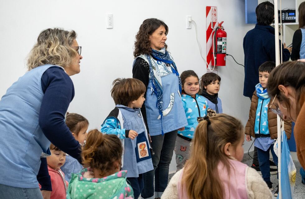 Iniciaron las clases en el nuevo edificio del jardín de Infantes Nº 119 de Reta