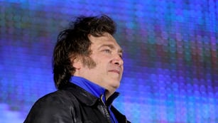 Javier Milei y las posibles inversiones que llegarían al fútbol argentino. Gentileza: AP