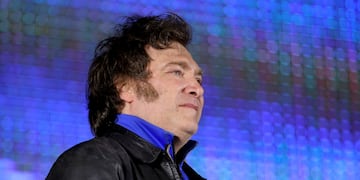 Javier Milei y las posibles inversiones que llegarían al fútbol argentino. Gentileza: AP