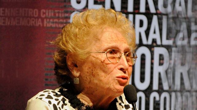 Rosa Tarlovsky de Roisinblit (Foto Telam)