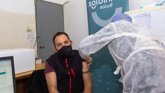 Soldini superó las 3000 dosis aplicadas contra el coronavirus (Facebook Comuna de Soldini)