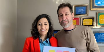 Diego López, director del Colegio "Blaise Pascal" y miembro de la Asociación Jujeña de Instituciones Educativas Privadas (Ajiep), se sumó a la campaña #APOSTARNOESUNJUEGO de la diputada Leila Chaher.