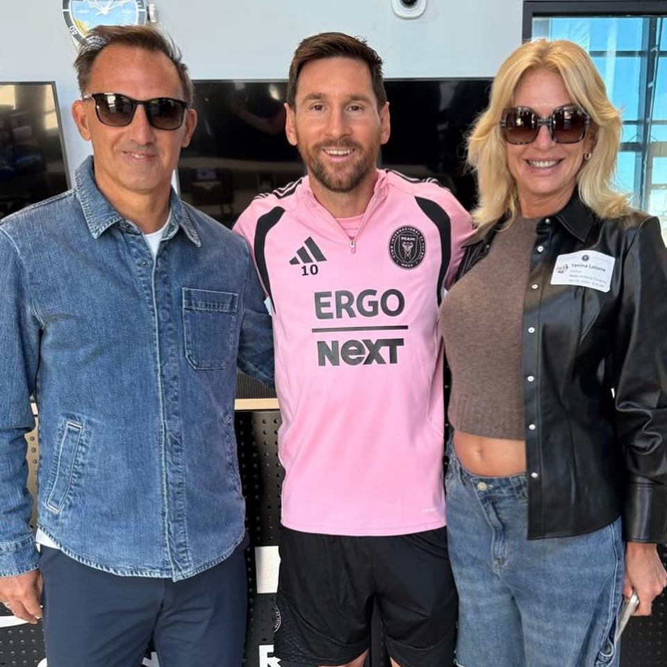 Yanina Latorre, Diego y Lionel Messi