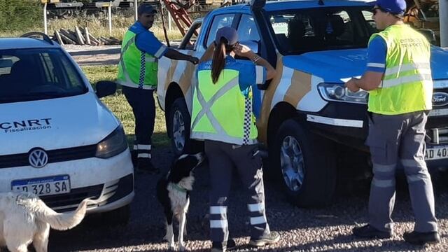 Conductor de un camión dio positivo de alcoholemia en ruta nacional 3
