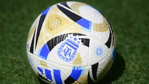 Pelota de fútbol argentino para la Liga Profesional. (José Gabriel Hernández / La Voz)