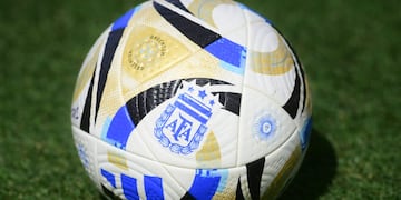 Pelota de fútbol argentino para la Liga Profesional. (José Gabriel Hernández / La Voz)