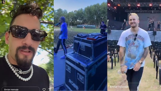 Mau y Ricky tiene todo listo para el show en Mendoza.
