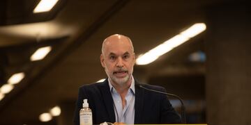Horacio Rodríguez Larreta brindó una conferencia de prensa en la que criticó fuertemente al Gobierno Nacional (Foto: Walter Carrera)