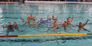 De oro. El seleccionado nacional masculino de waterpolo consiguió la medalla de oro de forma invicta. (Prensa Campeonato Sudamericano de Deportes Acuáticos)