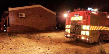 La casa donde ocurrió el siniestro (Infohuella)