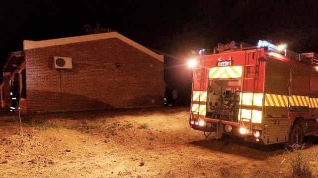 La casa donde ocurrió el siniestro (Infohuella)