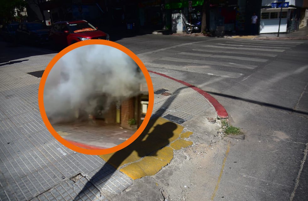 Se incendió un local en el centro de Córdoba: las impactantes imágenes