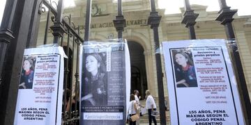 Justicia por Florencia: la convocatoria se realizó en el Liceo Alfredo Bufano.