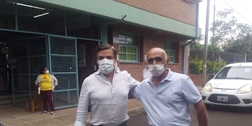 El conductor del Frente Renovador y Presidente de la Cámara, Carlos Eduardo Rovira, sufragó en Posadas.