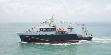 La embarcación llegó este miércoles al mediodía al puerto de Mar del Plata