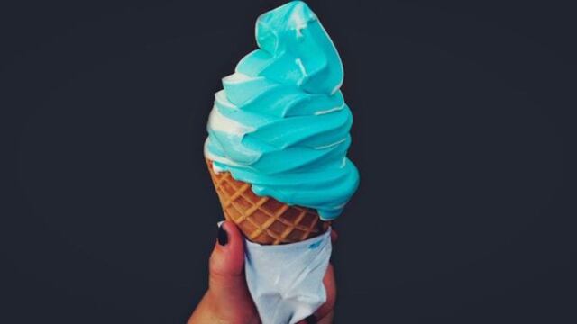 Helado crema del cielo