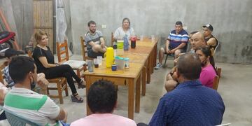 Pérez: Mauro Casella se reunió con algunos referentes de Cabín 9 (Mauro Casella)