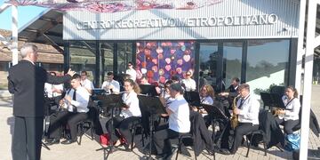 La Banda Municipal tocó en "La Estación"